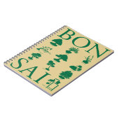 Basisstijlen van Bonsai-boom Notitieboek (Linkerzijde)