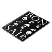 Basisstijlen van Bonsai-boom Notitieboek (Linkerzijde)