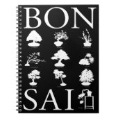 Basisstijlen van Bonsai-boom Notitieboek (Voorkant)