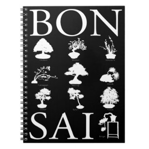 Basisstijlen van Bonsai-boom Notitieboek
