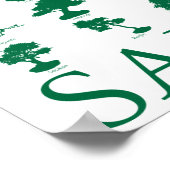 Basisstijlen van Bonsai-boom Poster (Hoek)