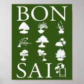 Basisstijlen van Bonsai-boom Poster (Voorkant)
