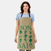 Basisstijlen van Bonsai-boom Schort (Gedragen)