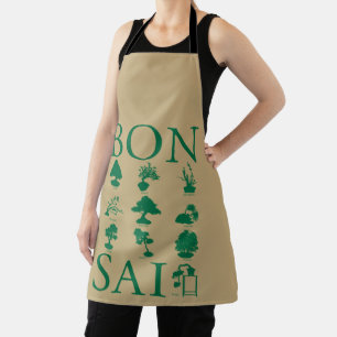 Basisstijlen van Bonsai-boom Schort
