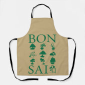 Basisstijlen van Bonsai-boom Schort (Voorkant)