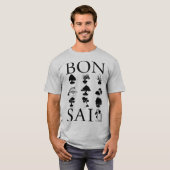 Basisstijlen van Bonsai-boom T-shirt (Voorkant volledig)