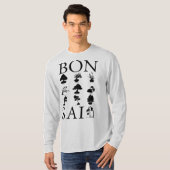 Basisstijlen van Bonsai-boom T-shirt (Voorkant volledig)