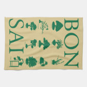 Basisstijlen van Bonsai-boom Theedoek (Horizontaal)