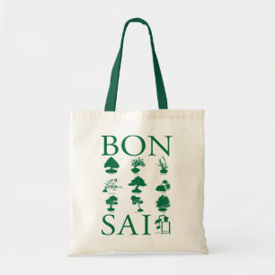 Basisstijlen van Bonsai-boom Tote Bag