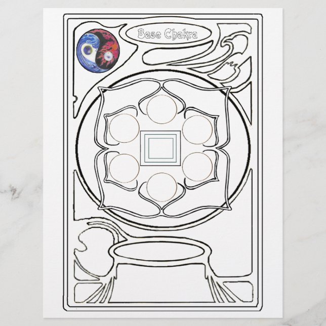 Basistekening Chakra (Voorkant)