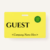 Basistoegangskaart voor "GUEST" Badge (Voorkant)