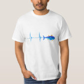 Basisvis van geblindeerde vis t-shirt (Voorkant)