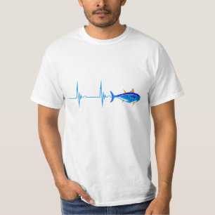 Basisvis van geblindeerde vis t-shirt