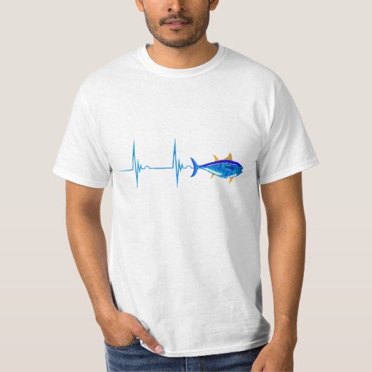 Basisvis van geblindeerde vis t-shirt (Voorkant)