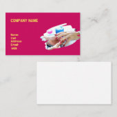 BASISVISITEKAARTJE SJABLOON VISITEKAARTJE (Voorkant / Achterkant)