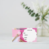 BASISVISITEKAARTJE SJABLOON VISITEKAARTJE (Staand voorkant)