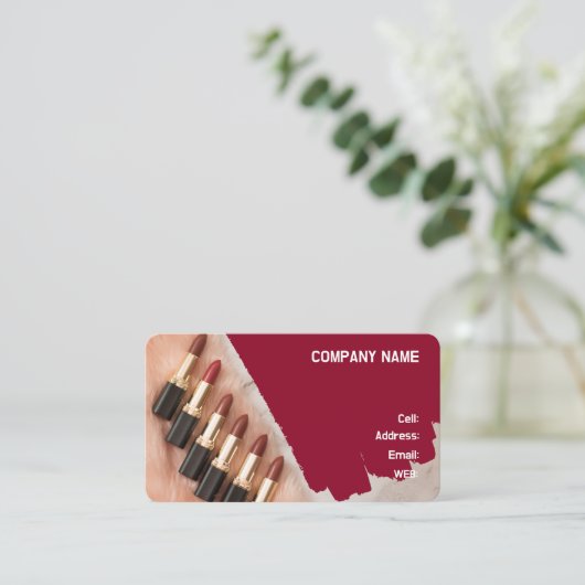 BASISVISITEKAARTJE SJABLOON VISITEKAARTJE (Staand voorkant)