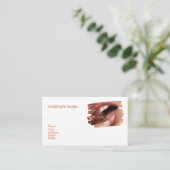 BASISVISITEKAARTJE SJABLOON VISITEKAARTJE (Staand voorkant)