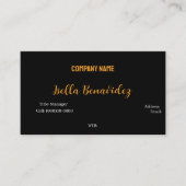 BASISVISITEKAARTJE SJABLOON VISITEKAARTJE (Voorkant)