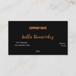 BASISVISITEKAARTJE SJABLOON VISITEKAARTJE