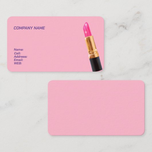 BASISVISITEKAARTJE SJABLOON VISITEKAARTJE (Voorkant / Achterkant)