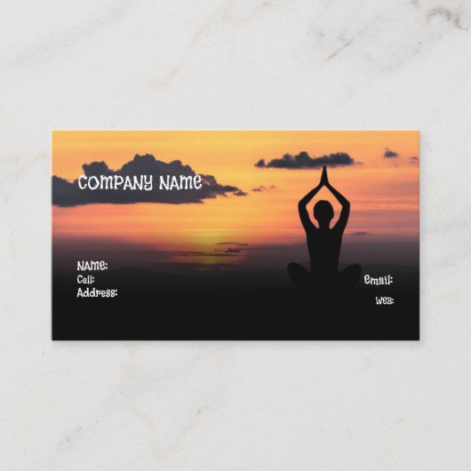 BASISVISITEKAARTJE SJABLOON VISITEKAARTJE (Voorkant)