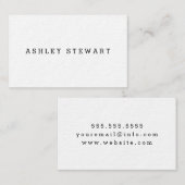 BasisVisitekaartje Visitekaartje (Voorkant / Achterkant)