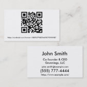 BasisVisitekaartje Visitekaartje (Voorkant / Achterkant)