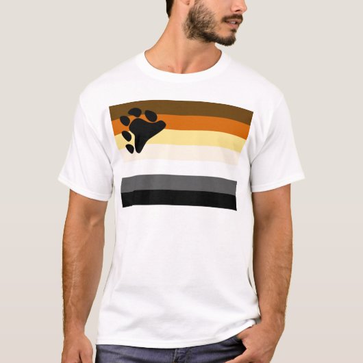 Basisvlag voor Beer T-shirt (Voorkant)
