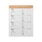 Basiswachtwoordtracker met gebruikersnaam notitieblok (Linkerzijde)