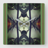 Basiswandklok Vierkante Klok (Voorkant)