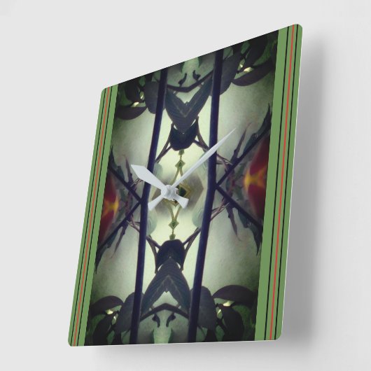 Basiswandklok Vierkante Klok (Hoek)