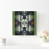 Basiswandklok Vierkante Klok (Huis)