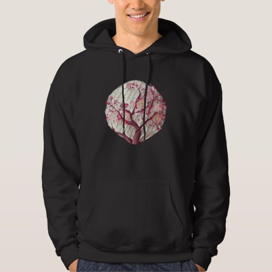 Bask in the Beauty of a Blossoming World Hoodie (Voorkant)