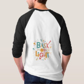 Bask in Your Light: een stralend T-shirt. T-shirt (Achterkant)