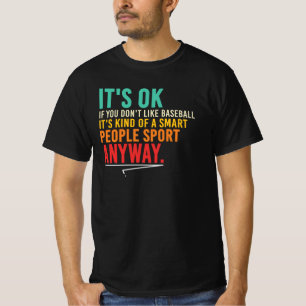 Baskbal Slimme Mensen Grappige Sport Citaten T-shirt