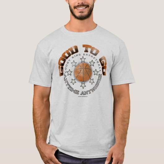Baskeball Court King T-shirt (Voorkant)