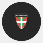 Baskenland Euskadi Ronde Sticker (Voorkant)