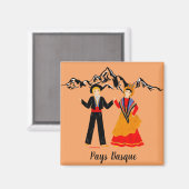 Baskenland, Frankrijk Magneet (Voorkant / Achterkant)