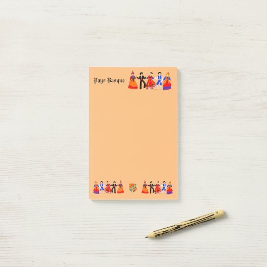 Baskenland, Frankrijk Post-it® Notes (Op bureau)