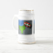 Baskenland met eigen vlag bierpul (Voorkant links)