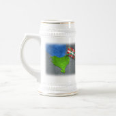 Baskenland met eigen vlag bierpul (Links)