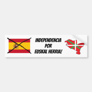 Baskenland Onafhankelijkheid bumper sticker