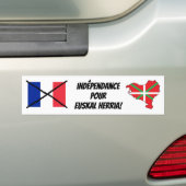 Baskenland Onafhankelijkheid Bumpersticker 2 (Op auto)