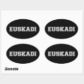Baskenland Ovale Sticker (Vel)