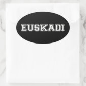 Baskenland Ovale Sticker (Tas)