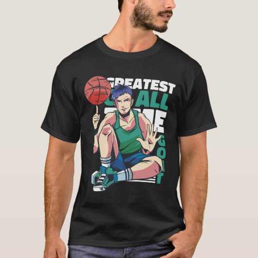 Basket Anime Boy T-shirt (Voorkant)