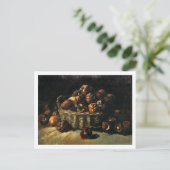 Basket appels, Van Gogh Fine Art Briefkaart (Staand voorkant)