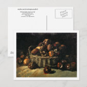 Basket appels, Van Gogh Fine Art Briefkaart (Voorkant / Achterkant)