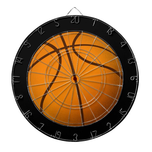 Basket Ball Custom Sport Dart Board Dartbord (Voorkant)